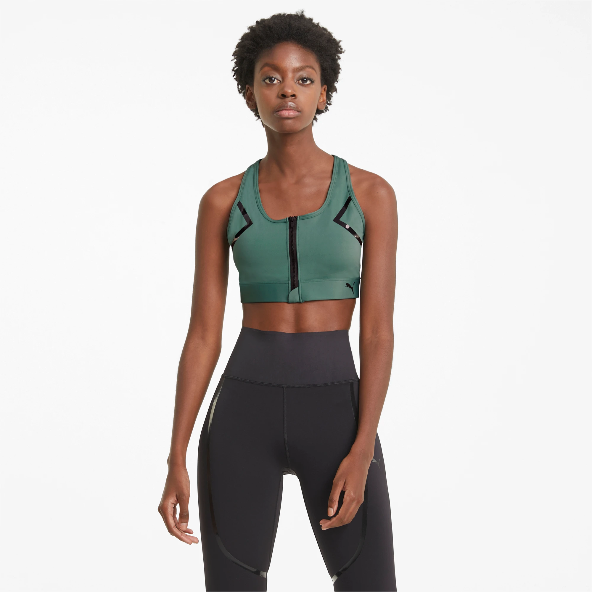 image 23 Front Zip High Impact Bra