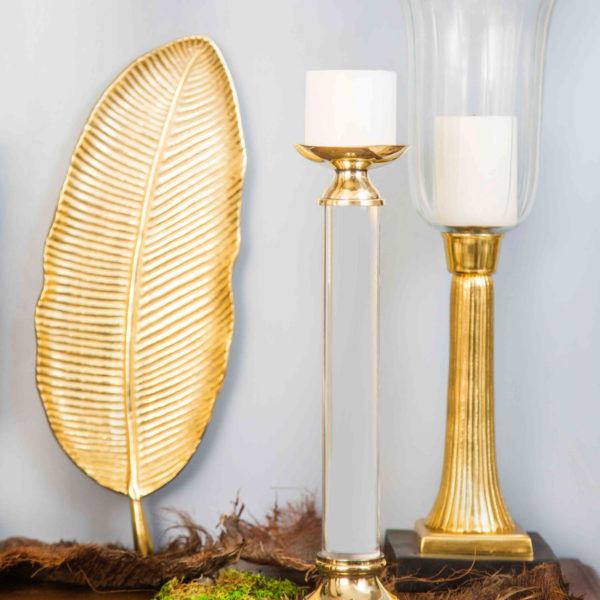 Leaf Platter Gold