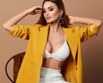 sexy-adult-woman-stylish-yellow-blazer-posing 1