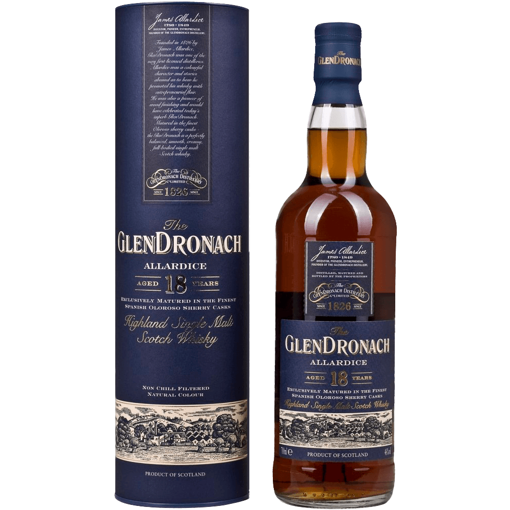 GlenDronach 18 Year Old Allardice Highland Single Malt Scotch Whisky 70 cl_2 image