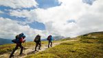 Hiking in the mountains