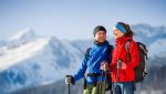 Young couple on a hike