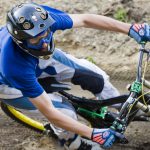 Mountainbiker Closeup Bike Downhill