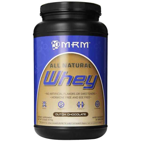 MRM 100% All Natural Whey Dutch Chocolate 2.02 Pounds 1