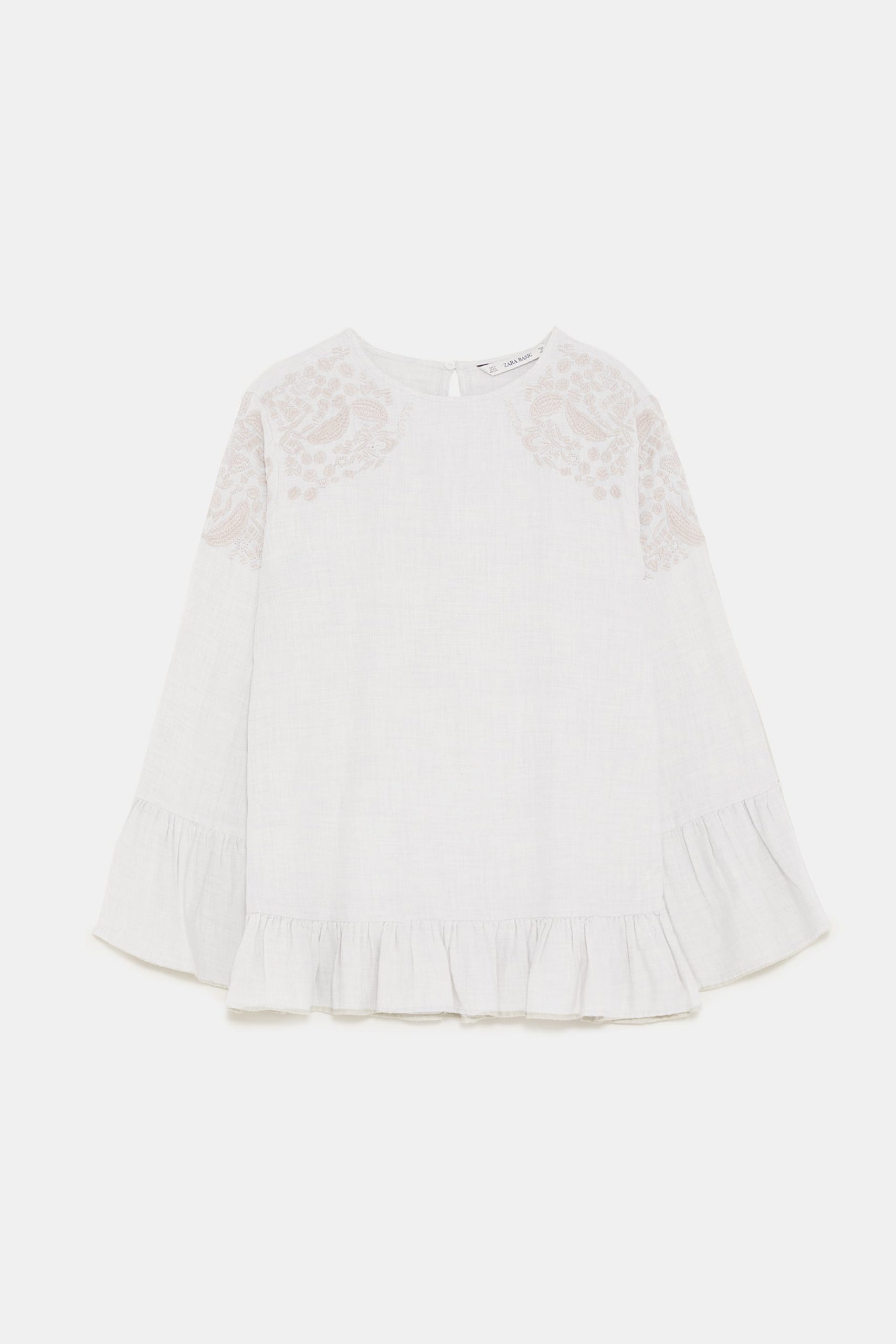 BLOUSE WITH EMBROIDERED SLEEVES (4)