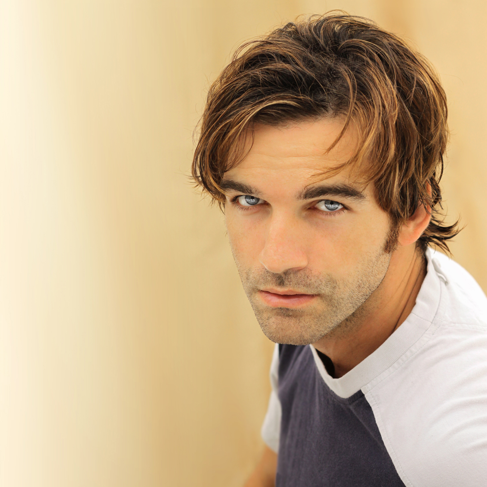 Male model face