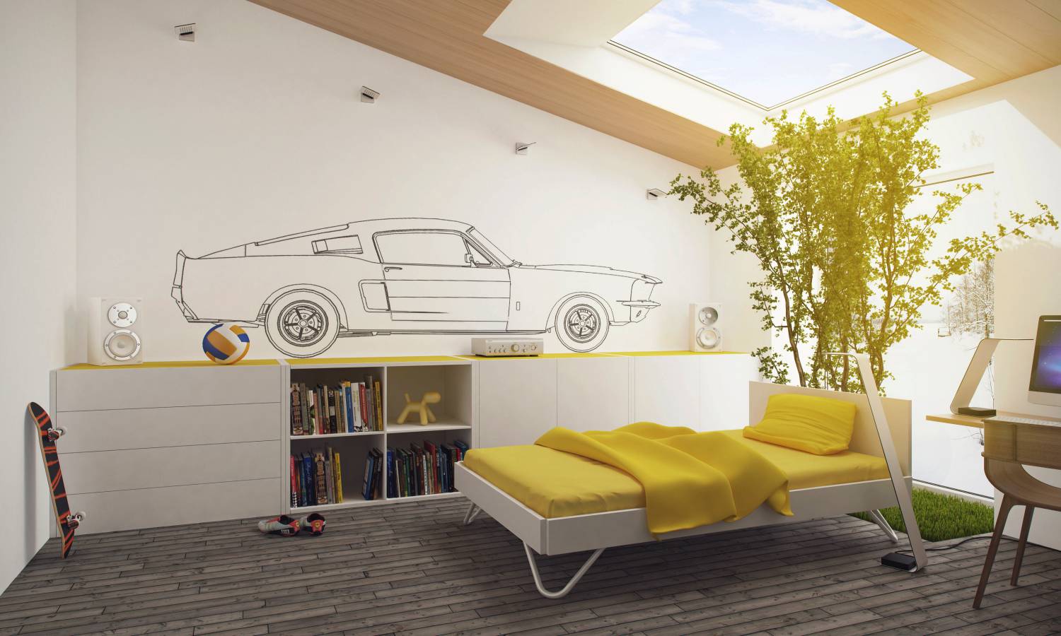 kids-room-design-ideas-beige-sofa-laminate-wooden-floor- (2)