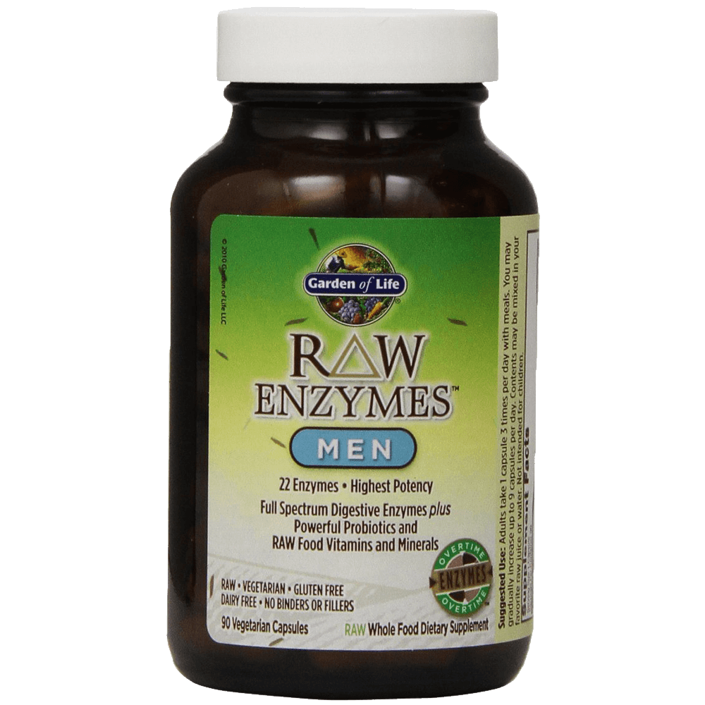 Garden of Life RAW Enzymes(TM) Men 90 Capsules 1 Garden of Life RAW