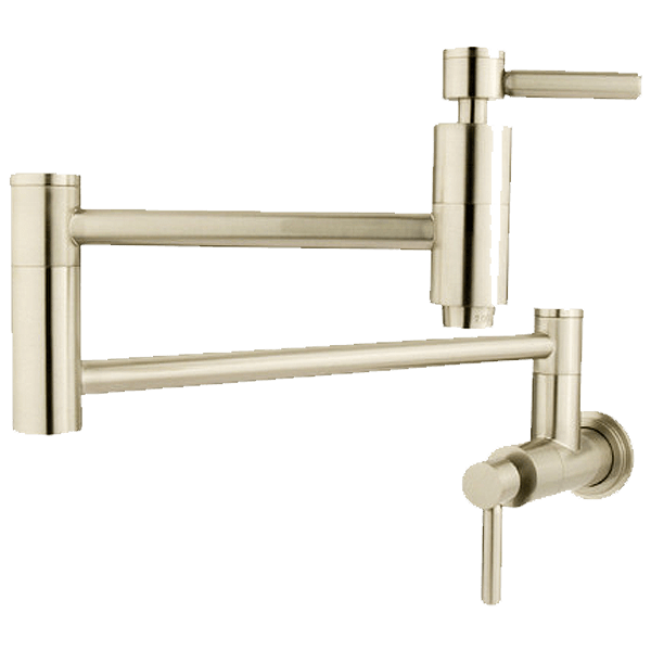 Elements of Design Nuvo Double Handle Wall Mount Pot Filler with Concord Lever Handles_2