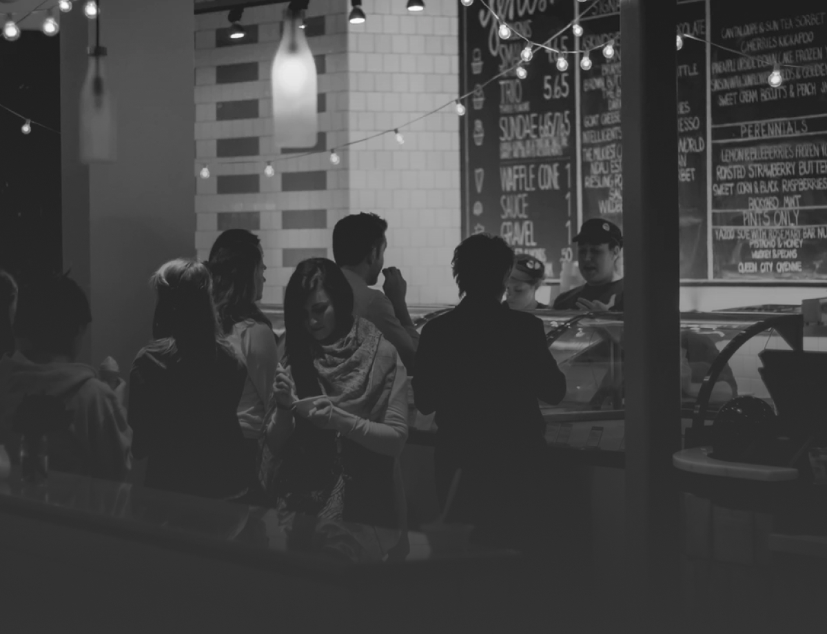 We started selling quick snacks and drinks