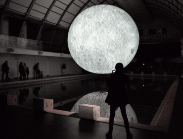 This artwork is going to be on the moon for eternity