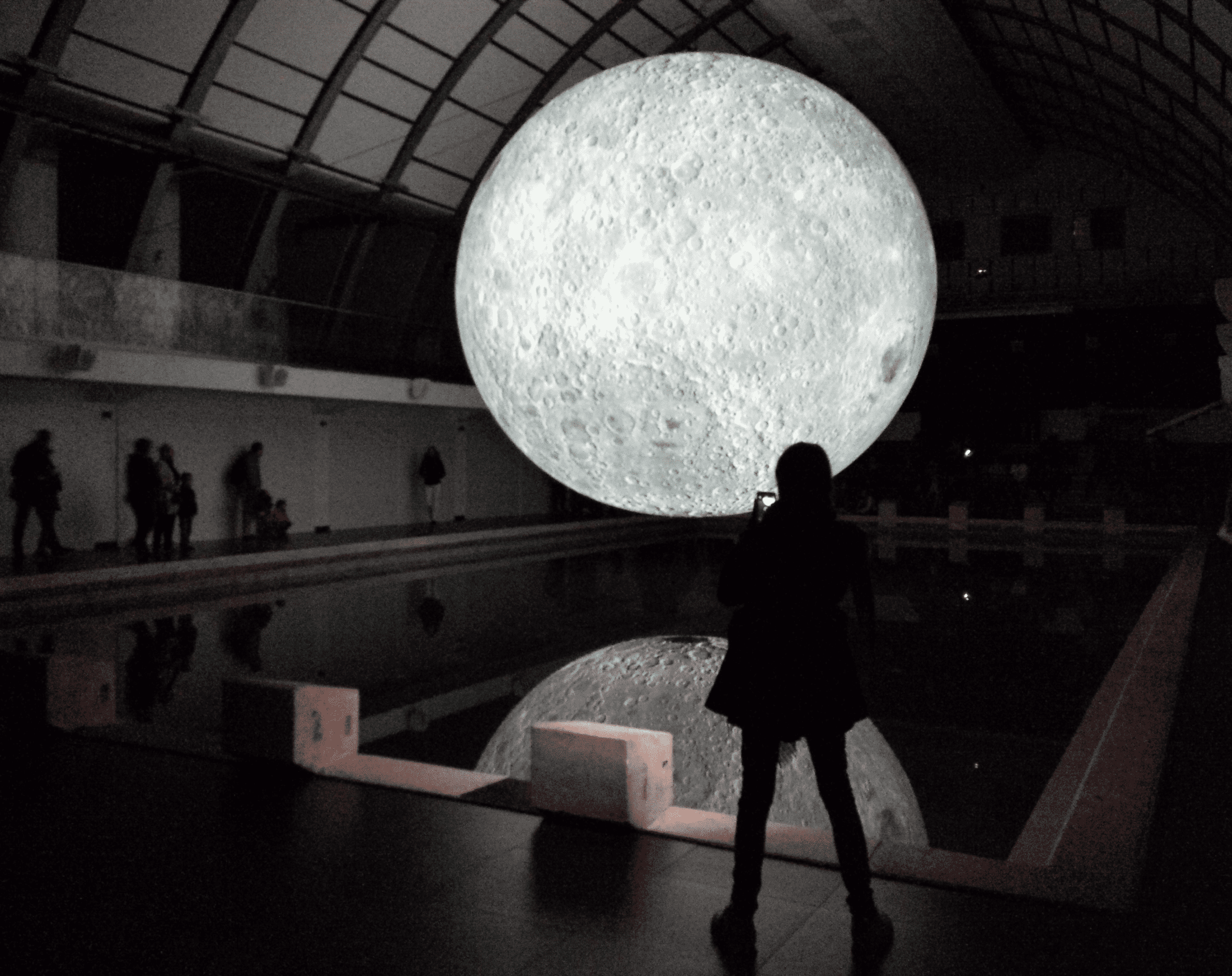This artwork is going to be on the moon for eternity